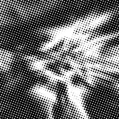 Explosion halftone background vector pattern. burst grunge