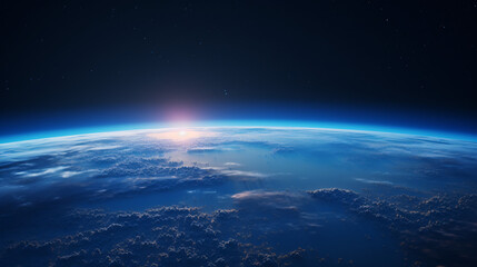 blue sunrise.
