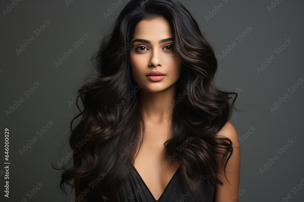 Young and beautiful indian woman Stock Photo | Adobe Stock