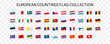 © Tymofii - European countries flags collection. Vector EPS 10