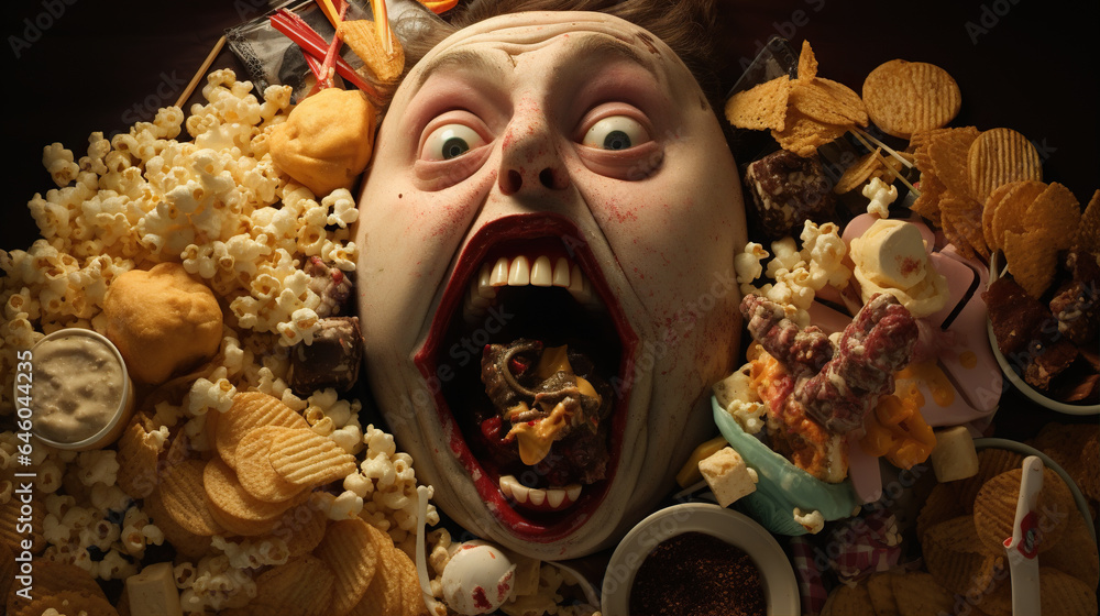 Picture of Emotional Eating: Using food as a coping mechanism for emotional stress or trauma can lead to ...