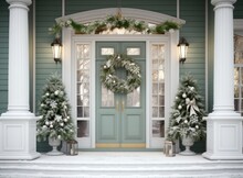 Home Door Christmas Decoration