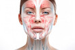 Captivating Anatomy: Woman's Face and Muscles