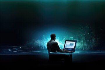 Portrait of a programmer in the modern computer world