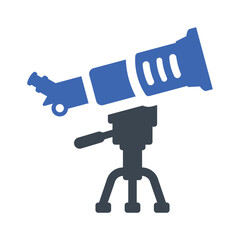 Wall Mural - Astronomy telescope Icon
