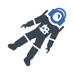 Wall Mural - Astronaut Icon