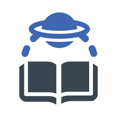 Wall Mural - Science fiction book Icon