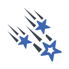 Wall Mural - Falling star Icon