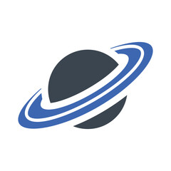 Wall Mural - Saturn planet Icon