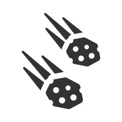 Wall Mural - Meteor stone Icon
