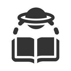 Wall Mural - Science fiction book Icon