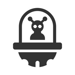 Wall Mural - Alien fiction Icon