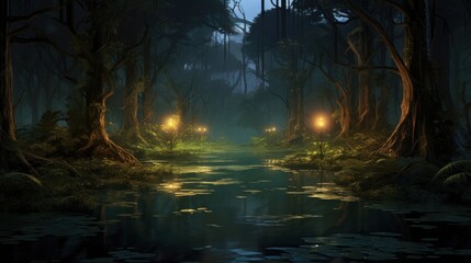 Sticker - Fantasy Swamps and Wetlands Game Art