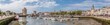 Panorama du Vieux-Port de La Rochelle à marée basse