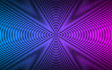 Wall Mural - blue and pink abstract circle background. black circles on grey background with colorful gradient. s