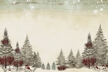 A Festive Vintage Christmas Background.