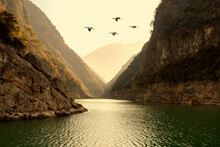 The Yangtze River Three Gorges Wu Gorge Scenery