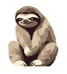 Wall Mural - sloth animal wildlife icon