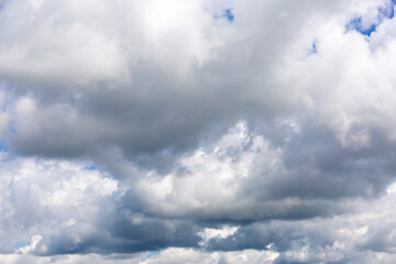 Wall Mural - Thunder Grey Clouds on Cloudy Sky