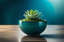 Cactus In Flowerpot