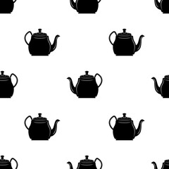 Poster - Teapot Icon Seamless Pattern, Tea Pot Icon, Tea Kettle Icon