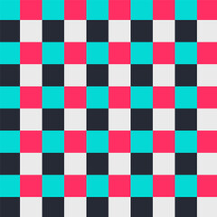 Wall Mural - Checkered seamless pattern.Geometric graphic repeat pattern.Abstract vector illustration texture background for website textile print paper.