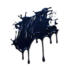 Aufkleber - Splashes of blue paint