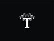 Letter T logo, Feminine t tt Leaf logo Icon Design For Business