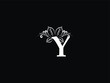 Letter Y logo, Feminine y yy Leaf logo Icon Design For Business