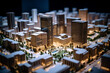 都市計画などの住宅模型のイメージ「AI生成画像」
