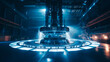 © graja - Futuristic nuclear power plant, industrial background