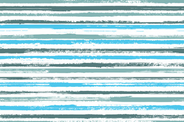 Wall Mural - Watercolor handdrawn irregular stripes vector seamless pattern. Material kids clothes fabric