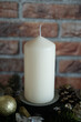 white candle advent