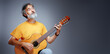 © luengo_ua - Aged bearded man with an acoustic guitar
