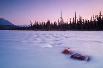 Wall Mural - Athabasca River at Sunrise, Jasper National Park, Canada