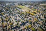 Fototapeta Miasta - Elevated Excellence: College Park, Saskatoon, Saskatchewan's Urban Oasis