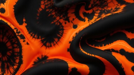 Wall Mural - fire flames tie dye abstract background or wallpaper 