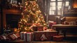 © thesweetsheep - Christmas tree with gift and decorations
