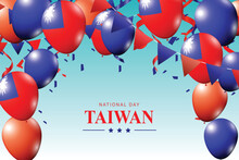 Taiwan National Day Background.