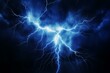 Abrupt electric discharge. Thunderbolt. Storm. Electrifying flash. Techno power backgrounds. Generative AI