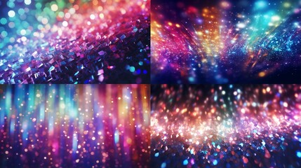 Abstract multicolored background with glitter