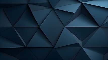  Abstract 3D Background of triangular Shapes in navy Colors. Modern Wallpaper of geometric Patterns
