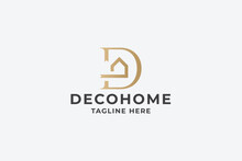 Deco Home Letter D Pro Logo Template
