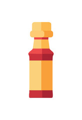 Poster - Yellow bottle sauce icon design