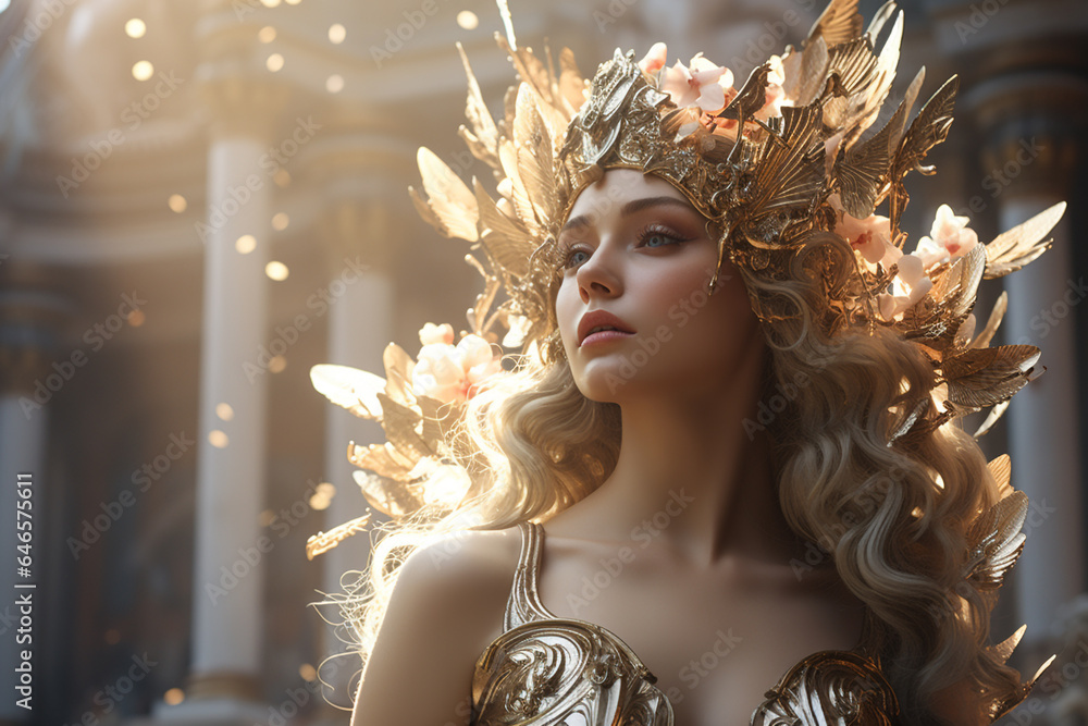 Ilustración de Stock Aphrodite in Greek mythology is the goddess of ...