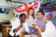 © JackF - British sports fans celebrate the victory of Britain at a bar