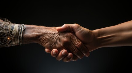 handshake between two professionals