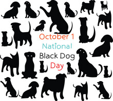 National Black Dog Day Is Celebrated Every Year On 1 Cotober.