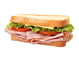 Wall Mural - ham and cheese sandwich