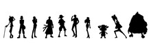 Silhouettes Of People Anime